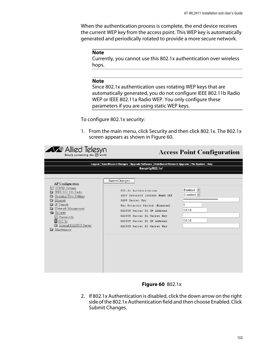 Allied Telesis AT-WL2411 User Manual | Page 133 / 208