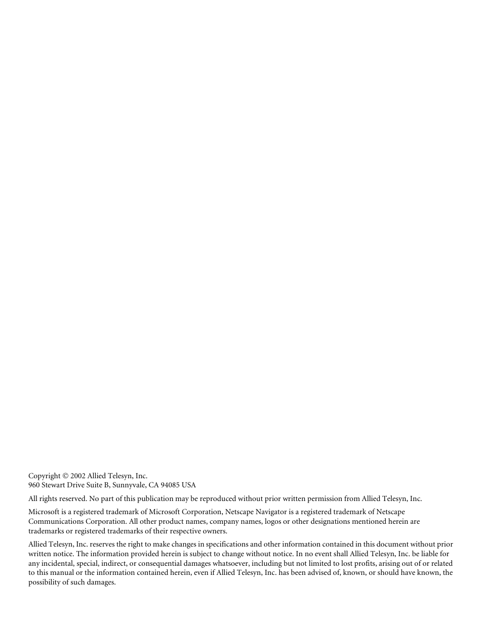 Allied Telesis AT-WL2411 User Manual | Page 2 / 208