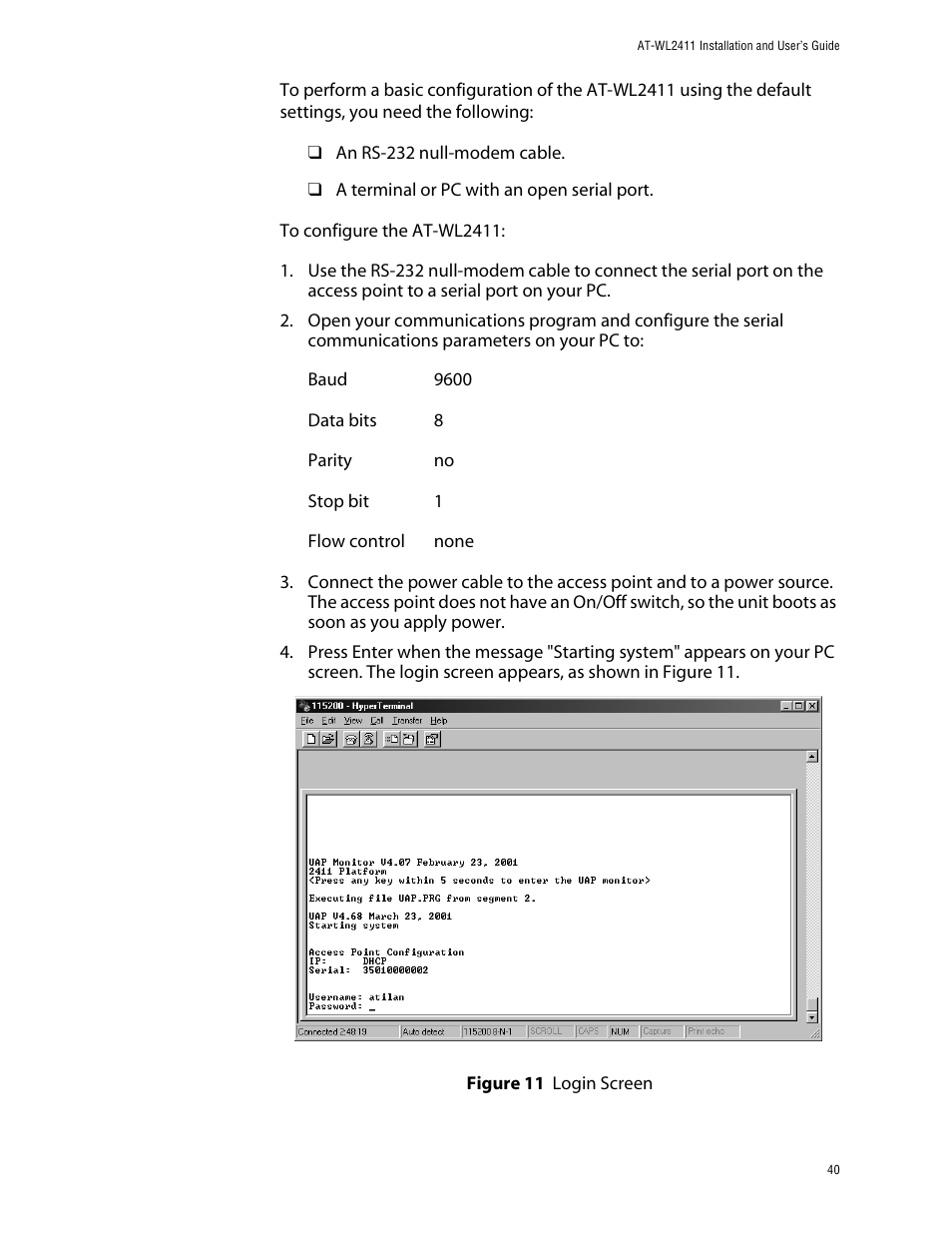 Allied Telesis AT-WL2411 User Manual | Page 40 / 208
