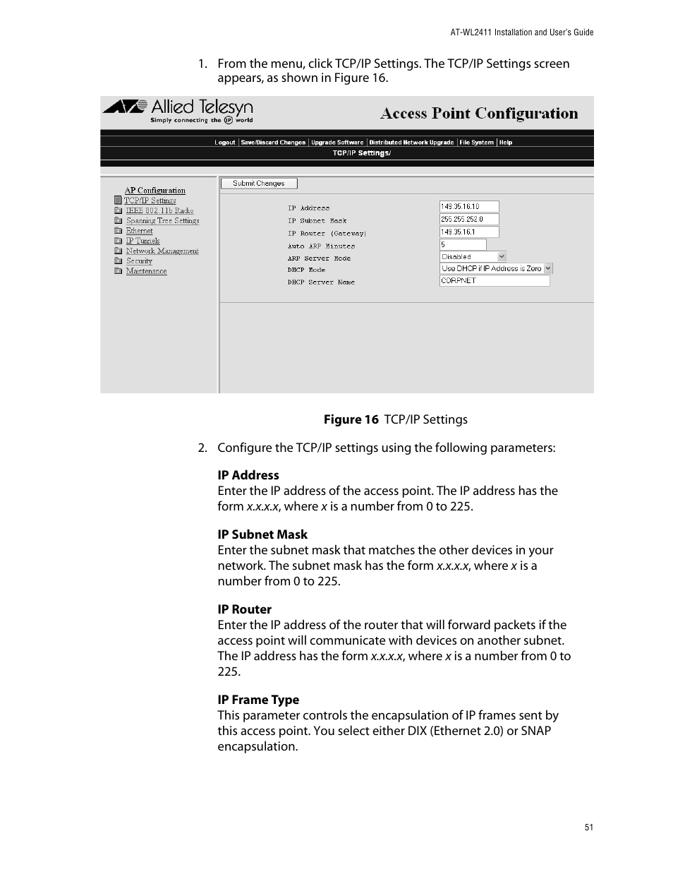 Allied Telesis AT-WL2411 User Manual | Page 51 / 208