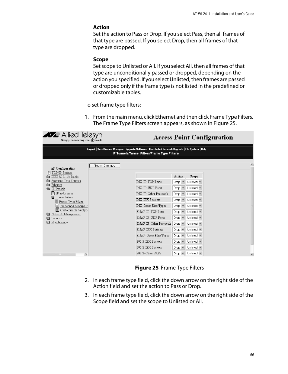 Allied Telesis AT-WL2411 User Manual | Page 66 / 208