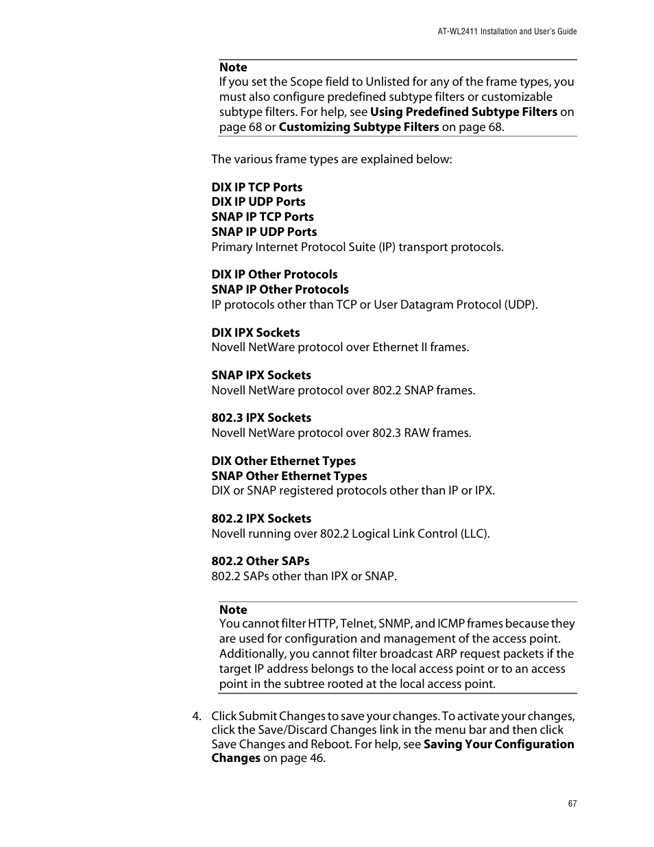 Allied Telesis AT-WL2411 User Manual | Page 67 / 208
