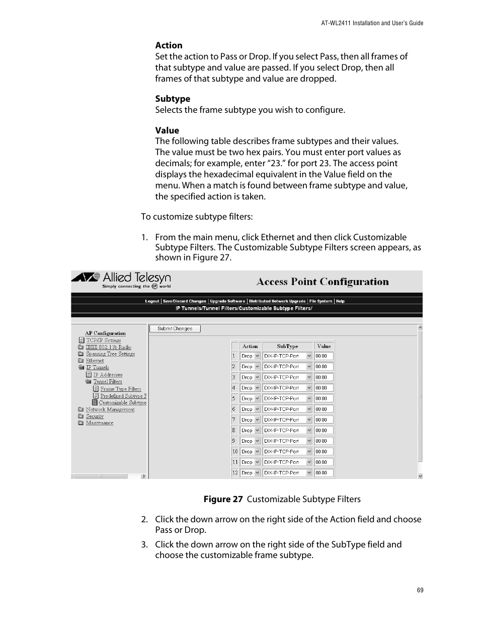 Allied Telesis AT-WL2411 User Manual | Page 69 / 208