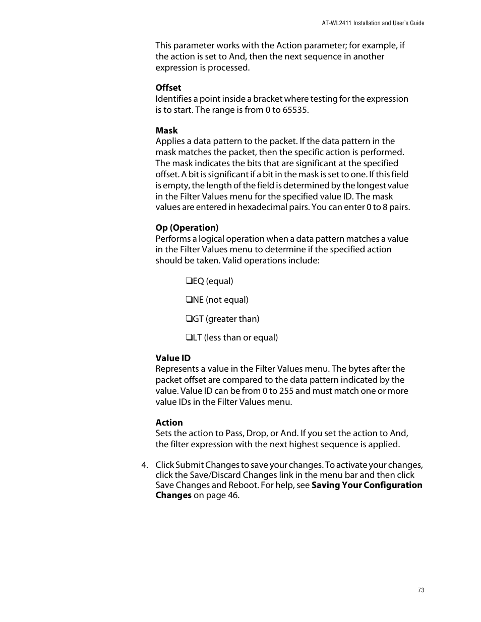 Allied Telesis AT-WL2411 User Manual | Page 73 / 208