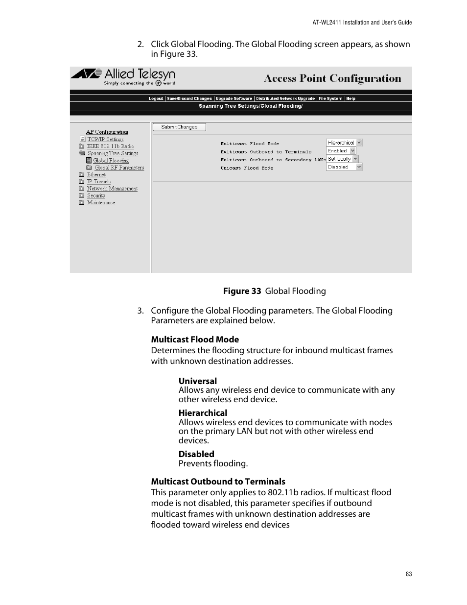 Allied Telesis AT-WL2411 User Manual | Page 83 / 208