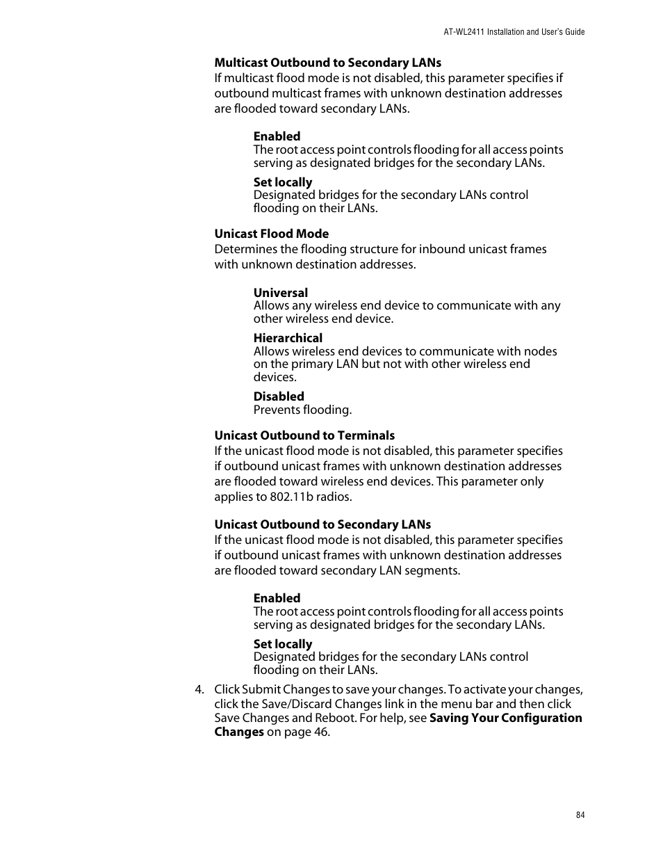 Allied Telesis AT-WL2411 User Manual | Page 84 / 208
