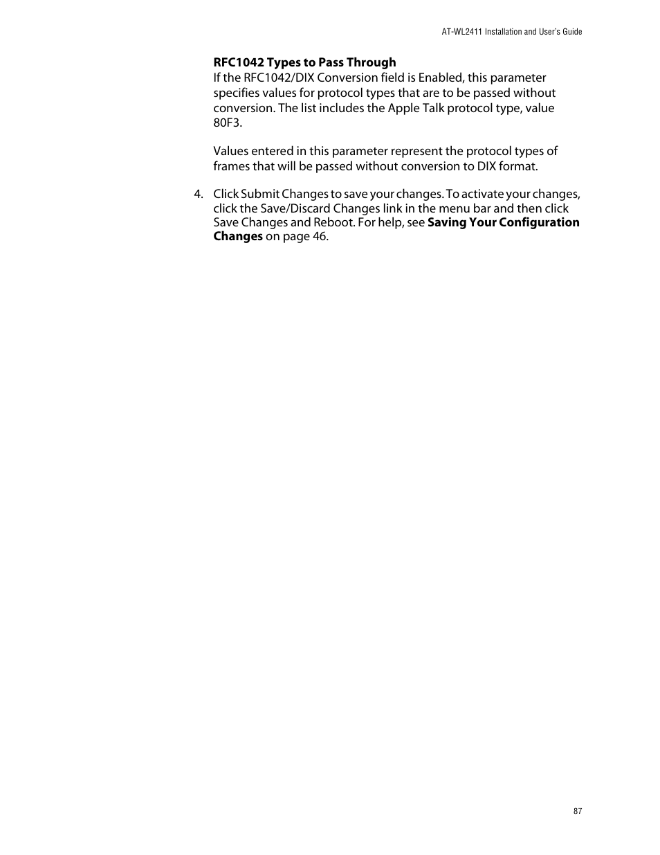 Allied Telesis AT-WL2411 User Manual | Page 87 / 208