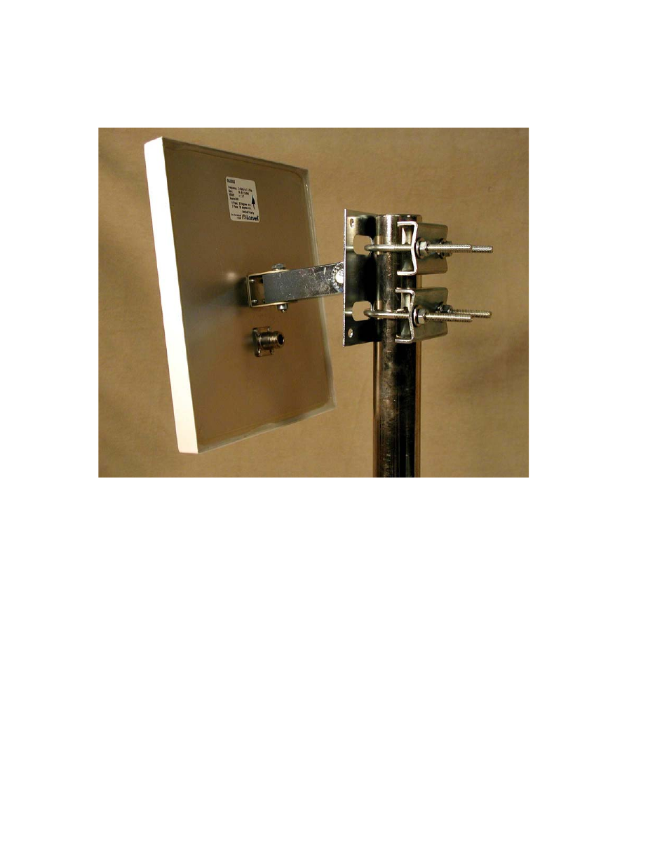 Antenna, 2.4 ghz, flat panel, 14 dbi 30 degrees 30 degrees | Allied Telesis AT-WL2411 User Manual | Page 20 / 40