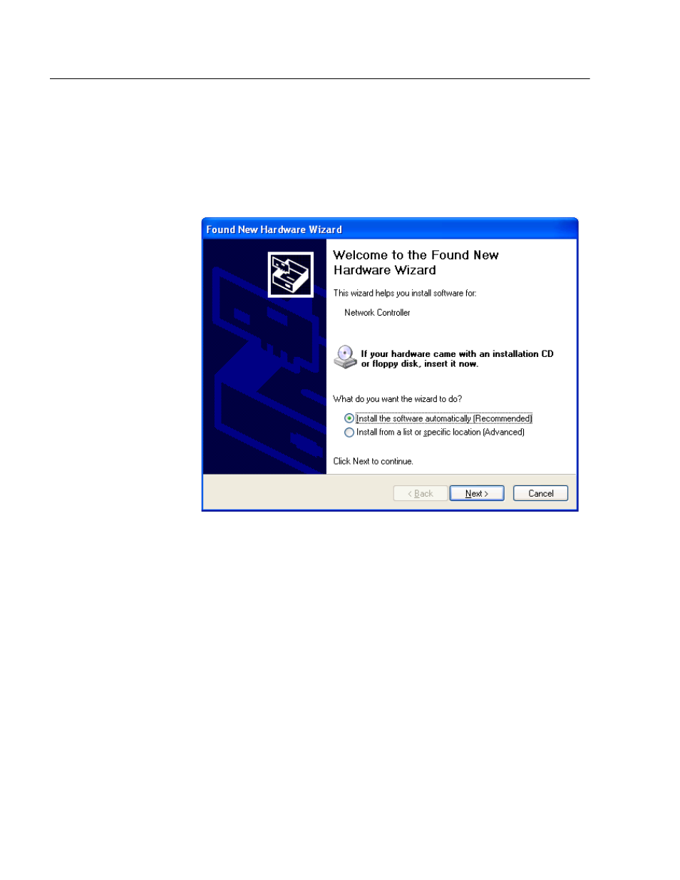 Software installation, Installing the at-wcc200 driver | Allied Telesis AT-WCC200G User Manual | Page 18 / 40
