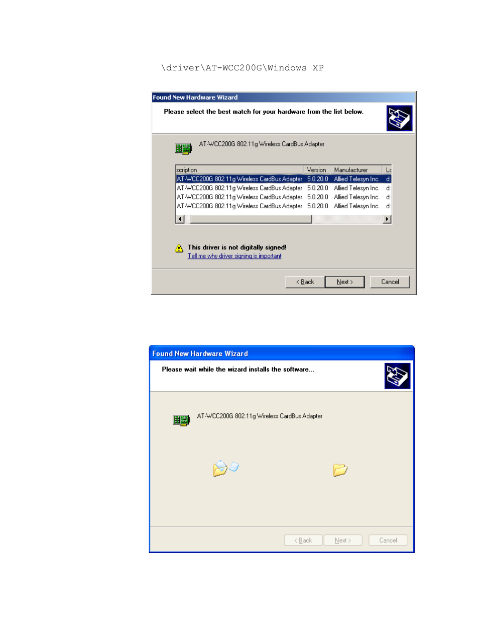 Allied Telesis AT-WCC200G User Manual | Page 19 / 40