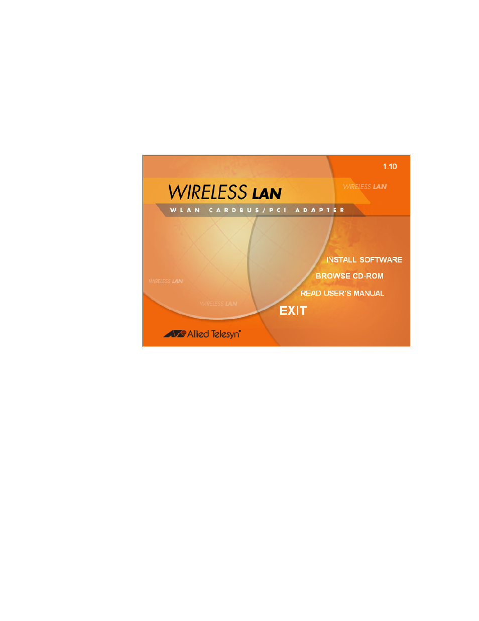 Installing the wireless lan utility | Allied Telesis AT-WCP200G User Manual | Page 22 / 40