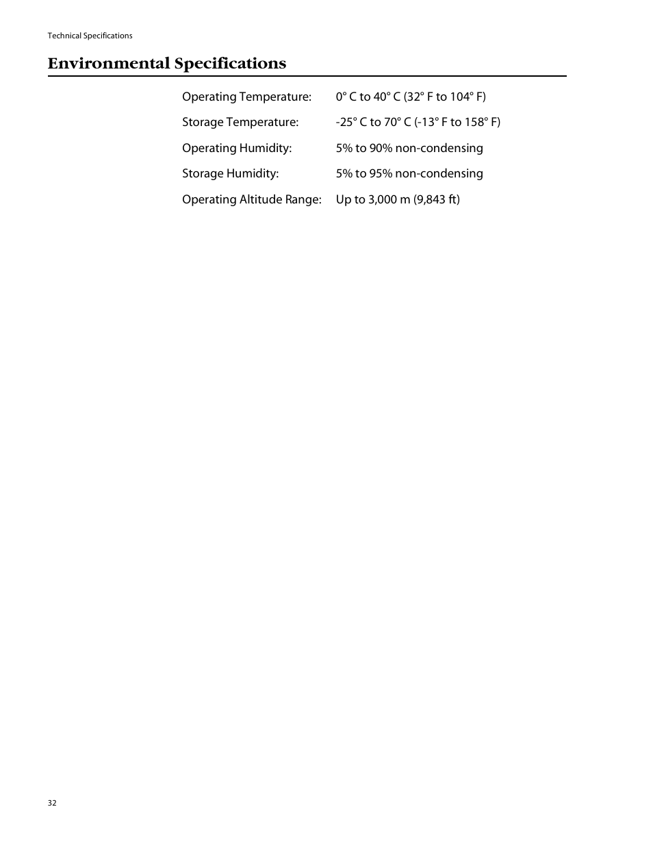 Environmental specifications | Allied Telesis AT-GS924GB User Manual | Page 44 / 60