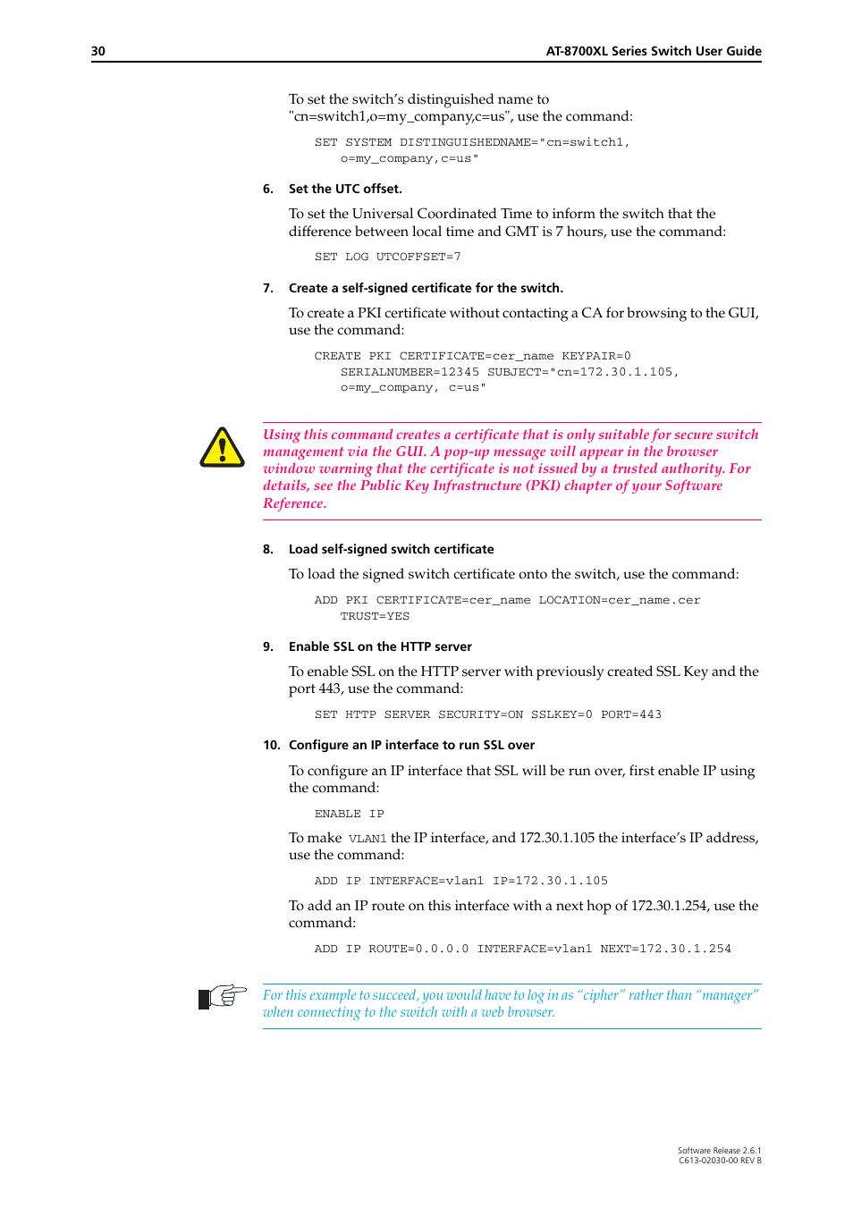 Allied Telesis AT-8700XL Series Switch User Manual | Page 30 / 81