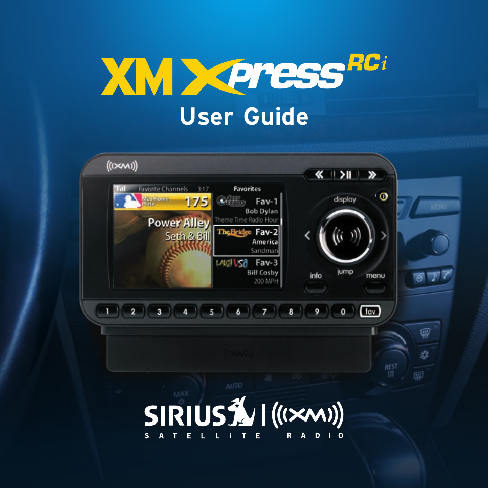 SIRIUS XDRC2UG User Manual | 124 pages