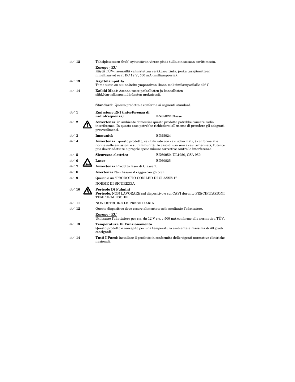 Allied Telesis AT-FS202SC/FS4 User Manual | Page 36 / 42