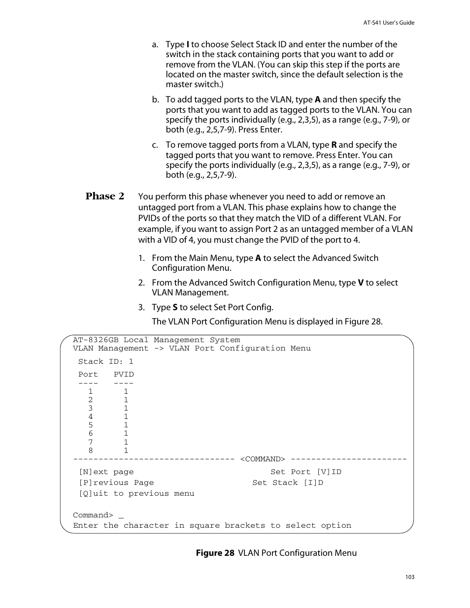 Phase 2 | Allied Telesis AT-S41 User Manual | Page 103 / 236