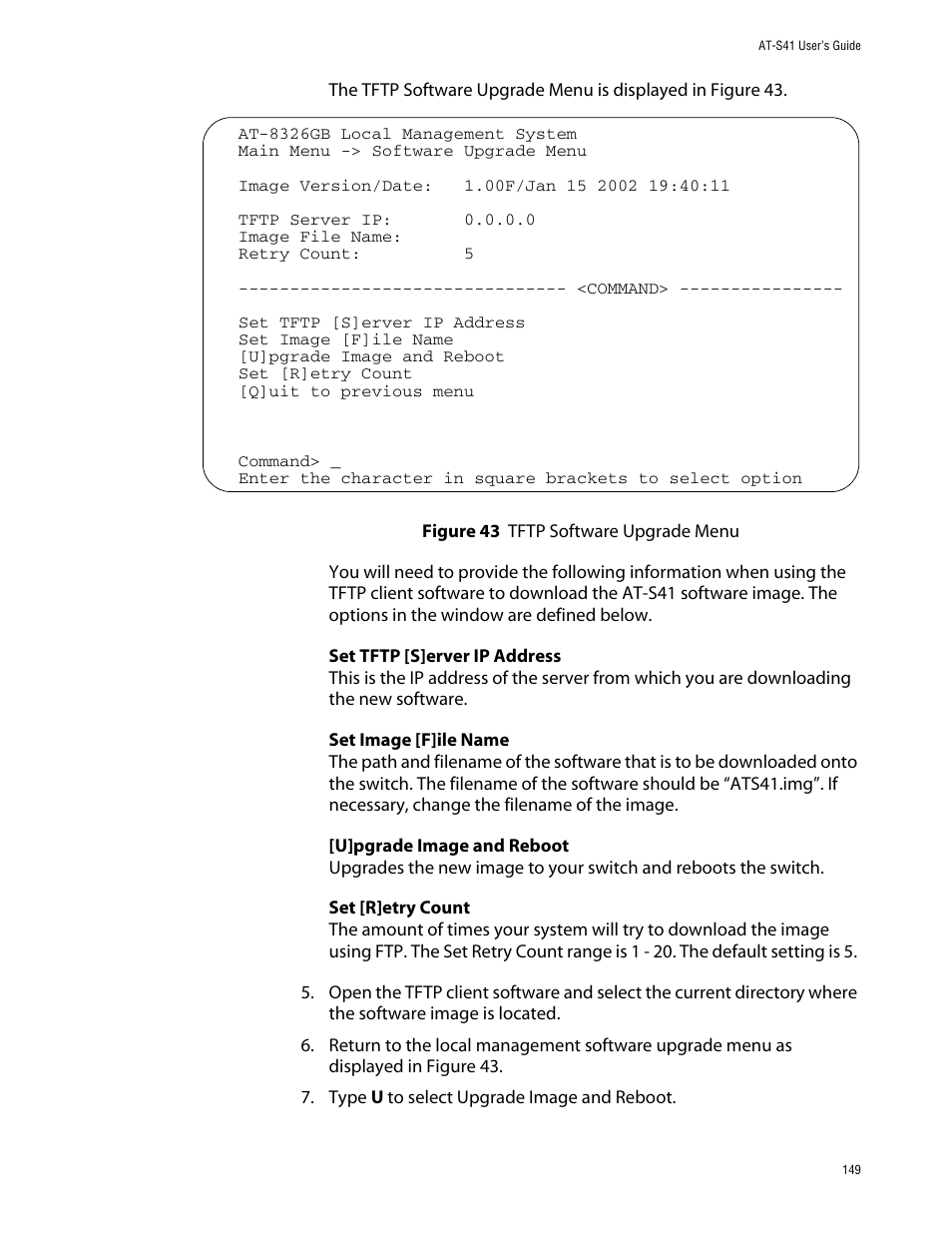 Allied Telesis AT-S41 User Manual | Page 149 / 236