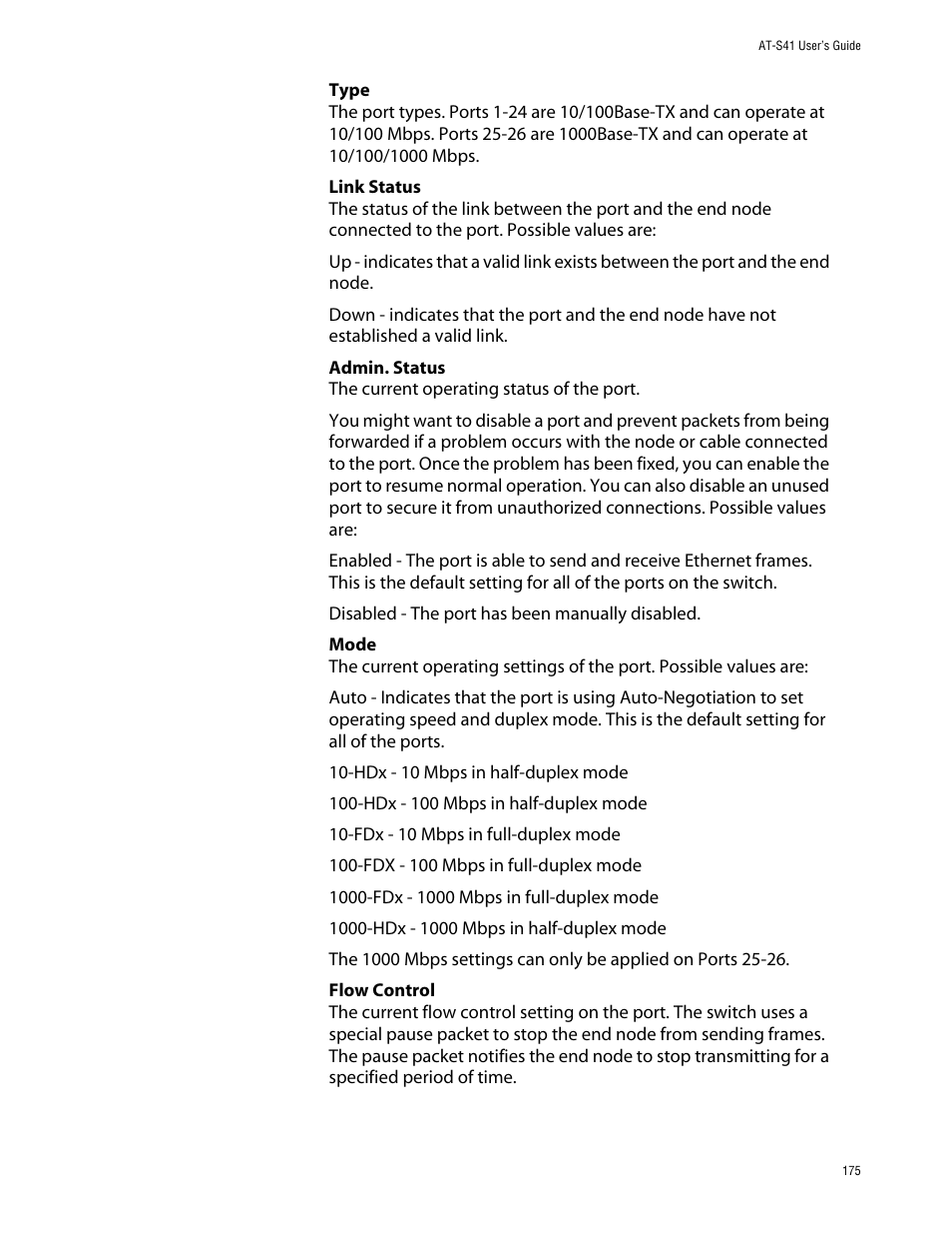Allied Telesis AT-S41 User Manual | Page 175 / 236