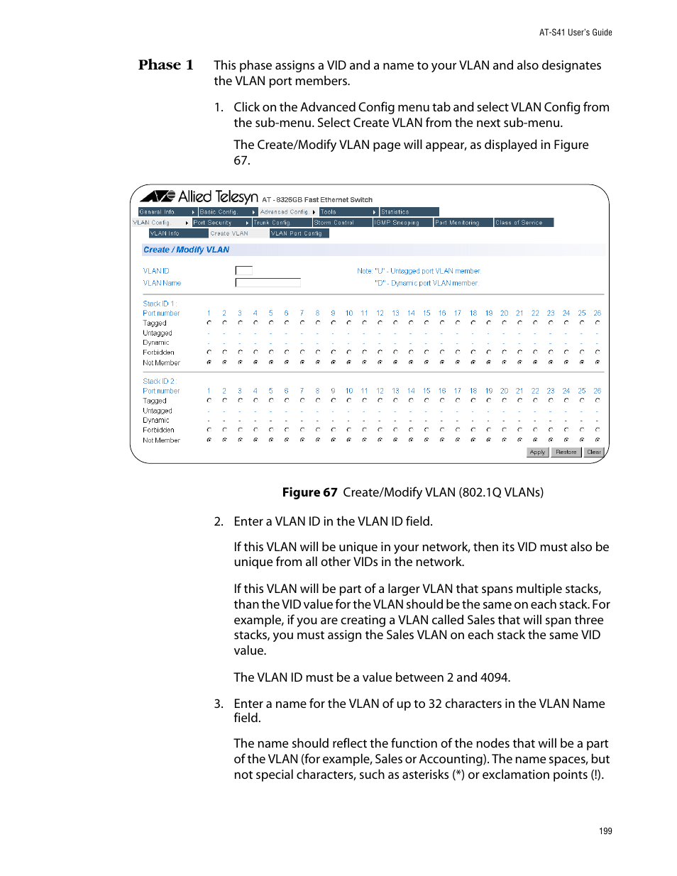 Phase 1 | Allied Telesis AT-S41 User Manual | Page 199 / 236