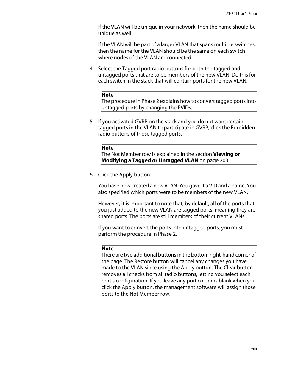 Allied Telesis AT-S41 User Manual | Page 200 / 236