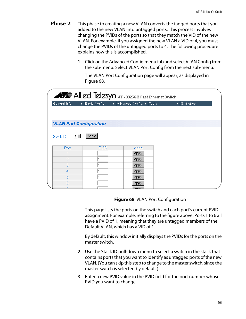 Phase 2 | Allied Telesis AT-S41 User Manual | Page 201 / 236