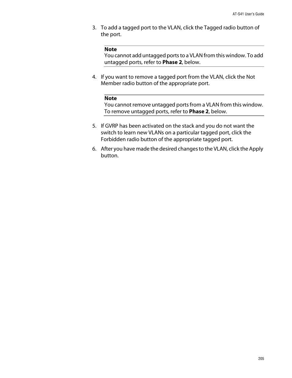 Allied Telesis AT-S41 User Manual | Page 205 / 236