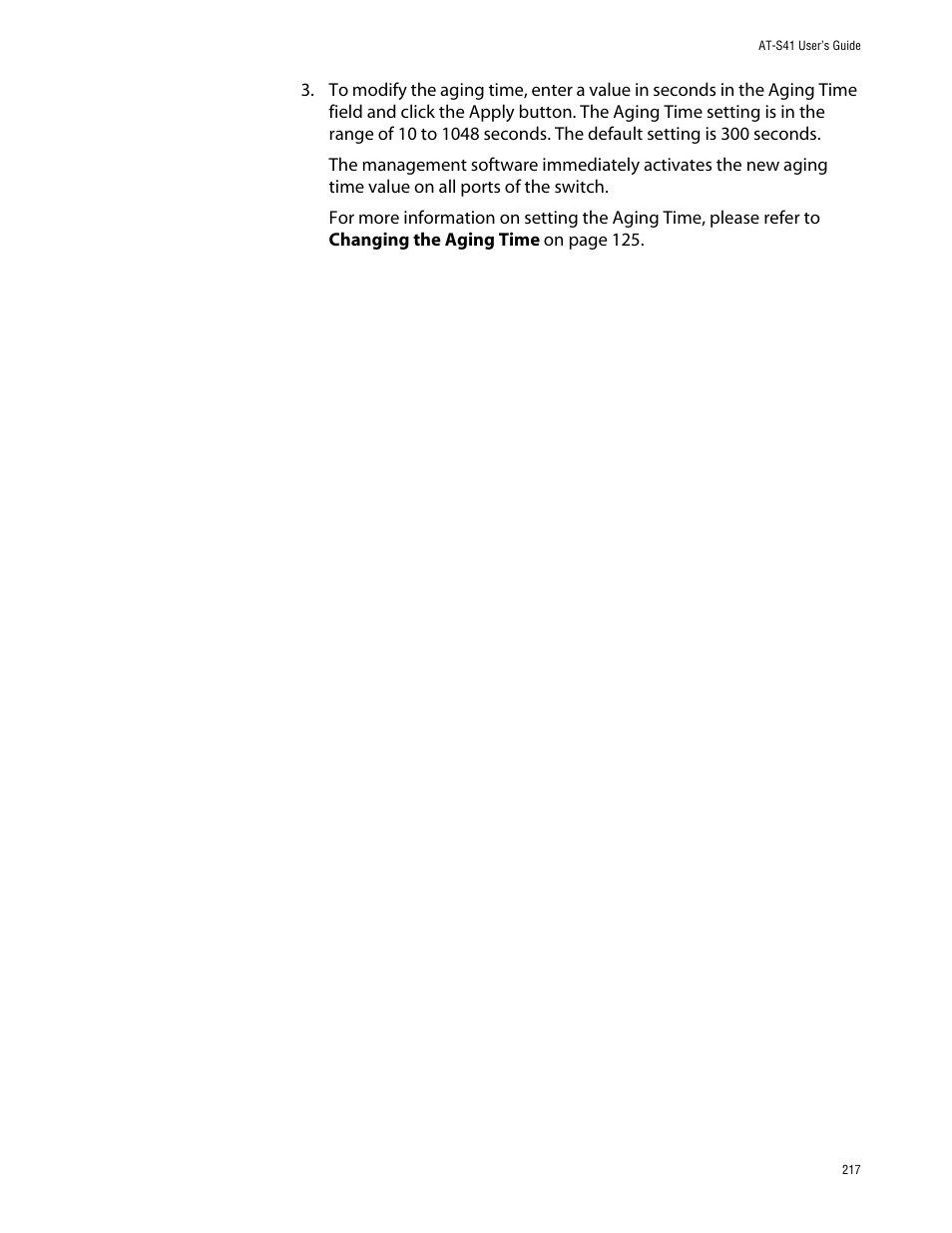 Allied Telesis AT-S41 User Manual | Page 217 / 236
