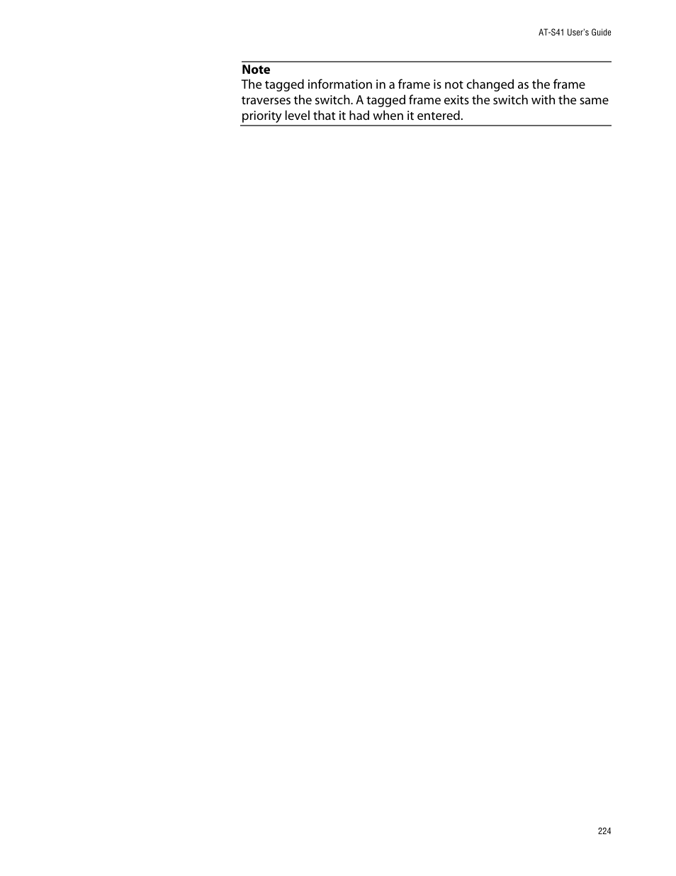 Allied Telesis AT-S41 User Manual | Page 224 / 236