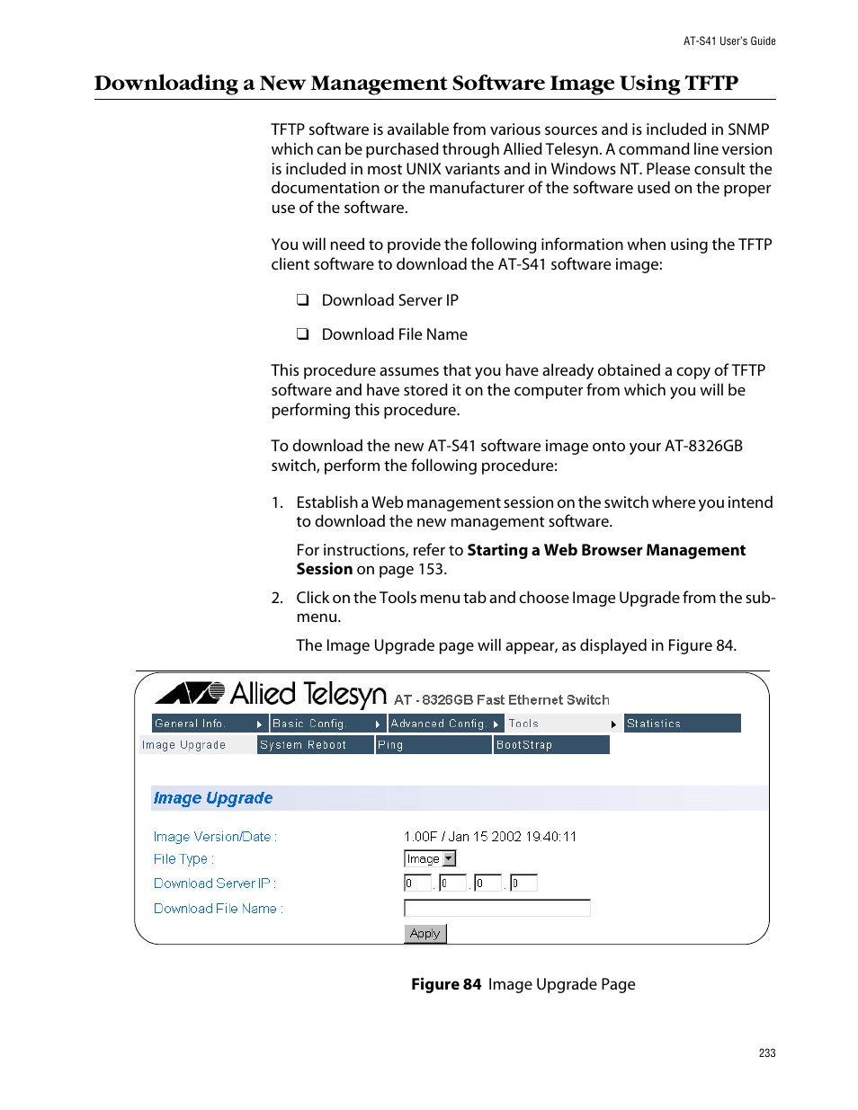 Allied Telesis AT-S41 User Manual | Page 233 / 236