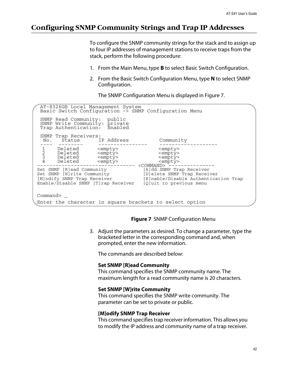 Allied Telesis AT-S41 User Manual | Page 42 / 236