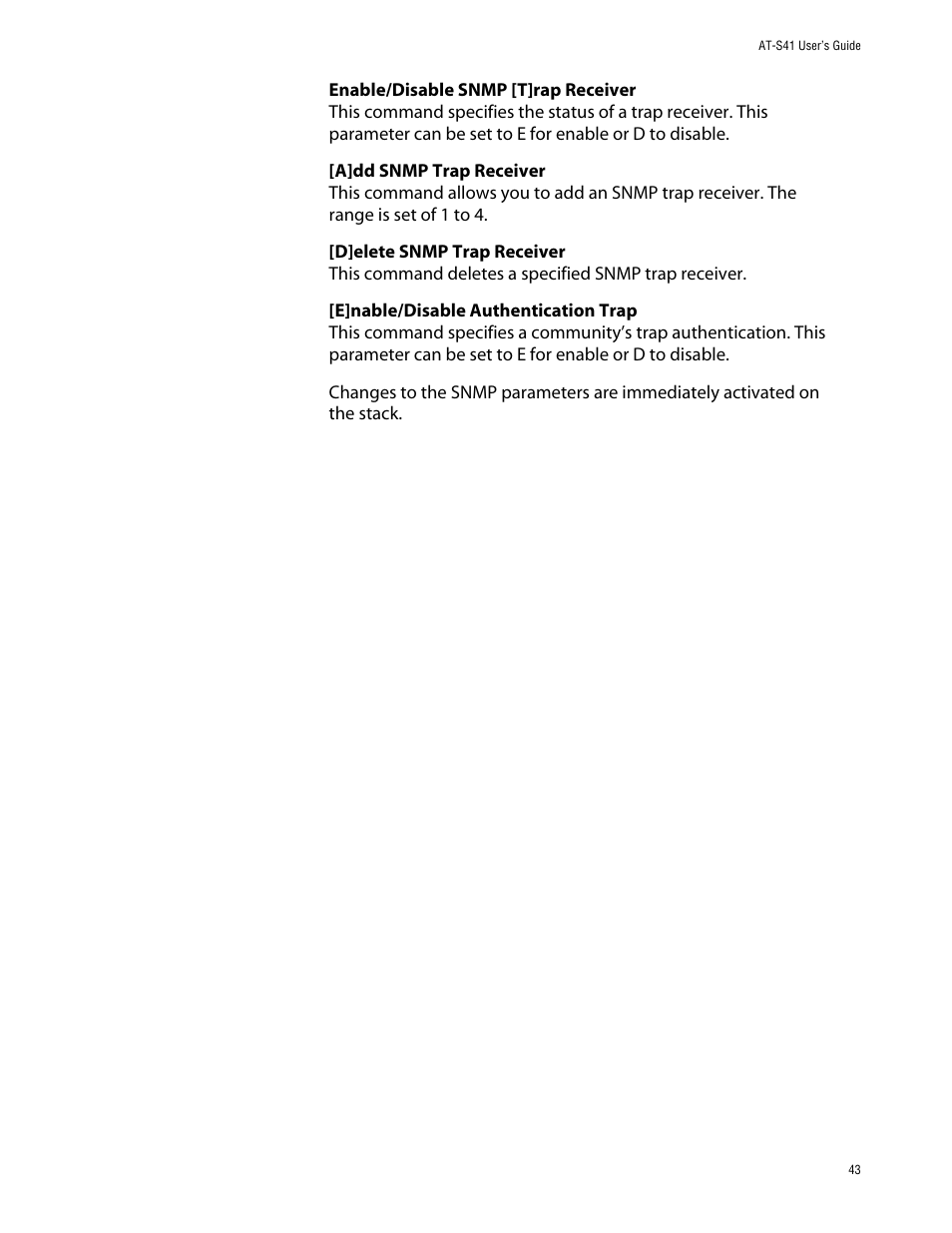 Allied Telesis AT-S41 User Manual | Page 43 / 236