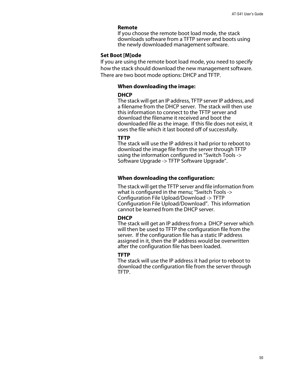 Allied Telesis AT-S41 User Manual | Page 50 / 236