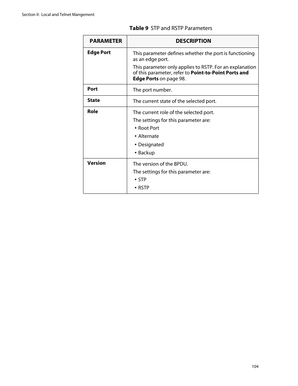 Allied Telesis AT-S25 User Manual | Page 104 / 276