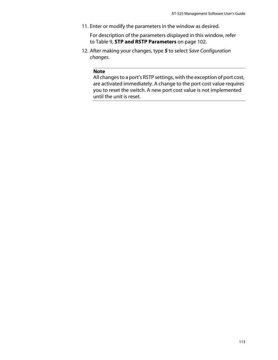 Allied Telesis AT-S25 User Manual | Page 113 / 276