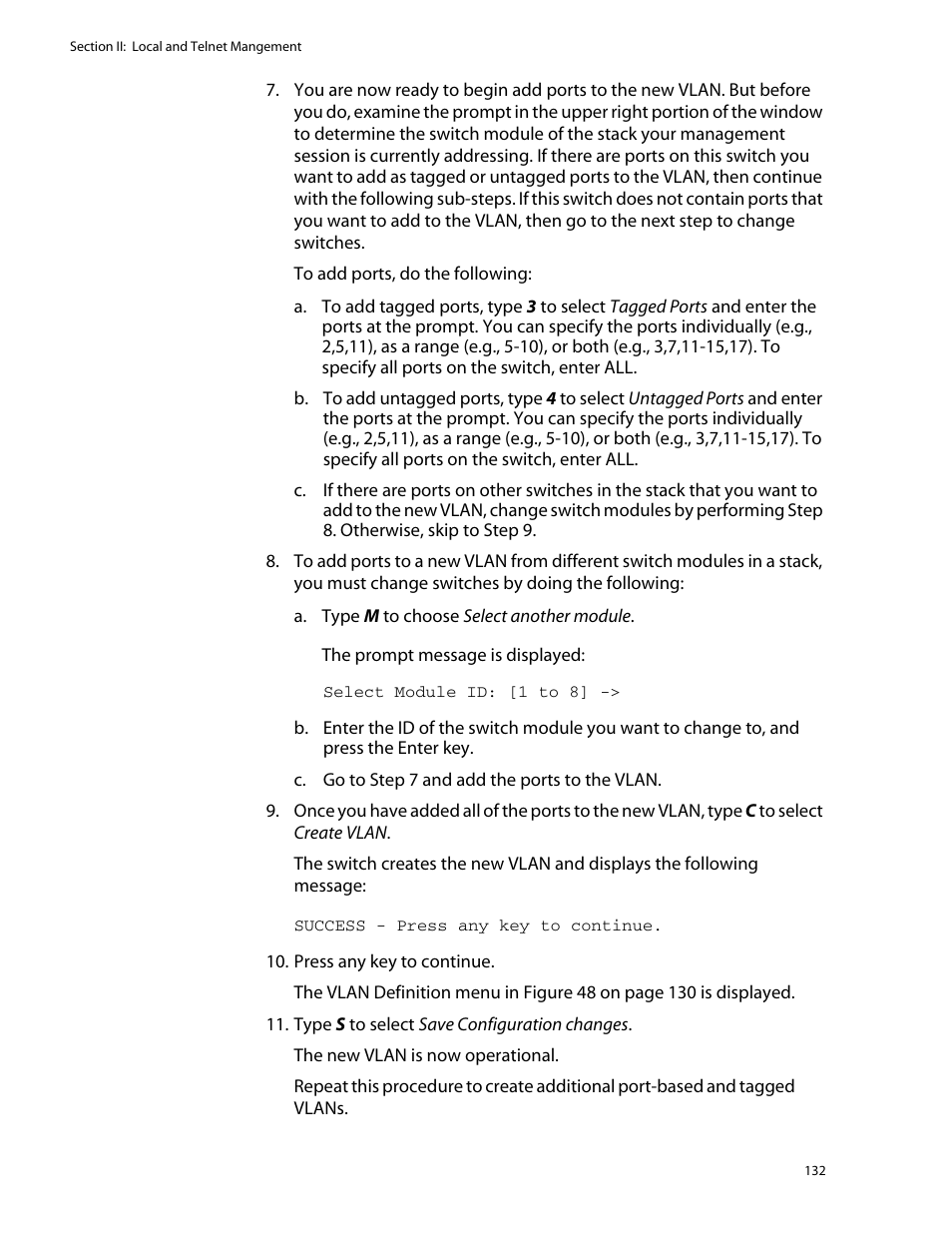 Allied Telesis AT-S25 User Manual | Page 132 / 276