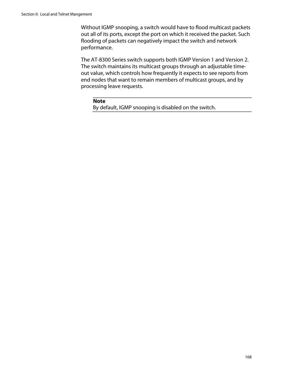 Allied Telesis AT-S25 User Manual | Page 168 / 276