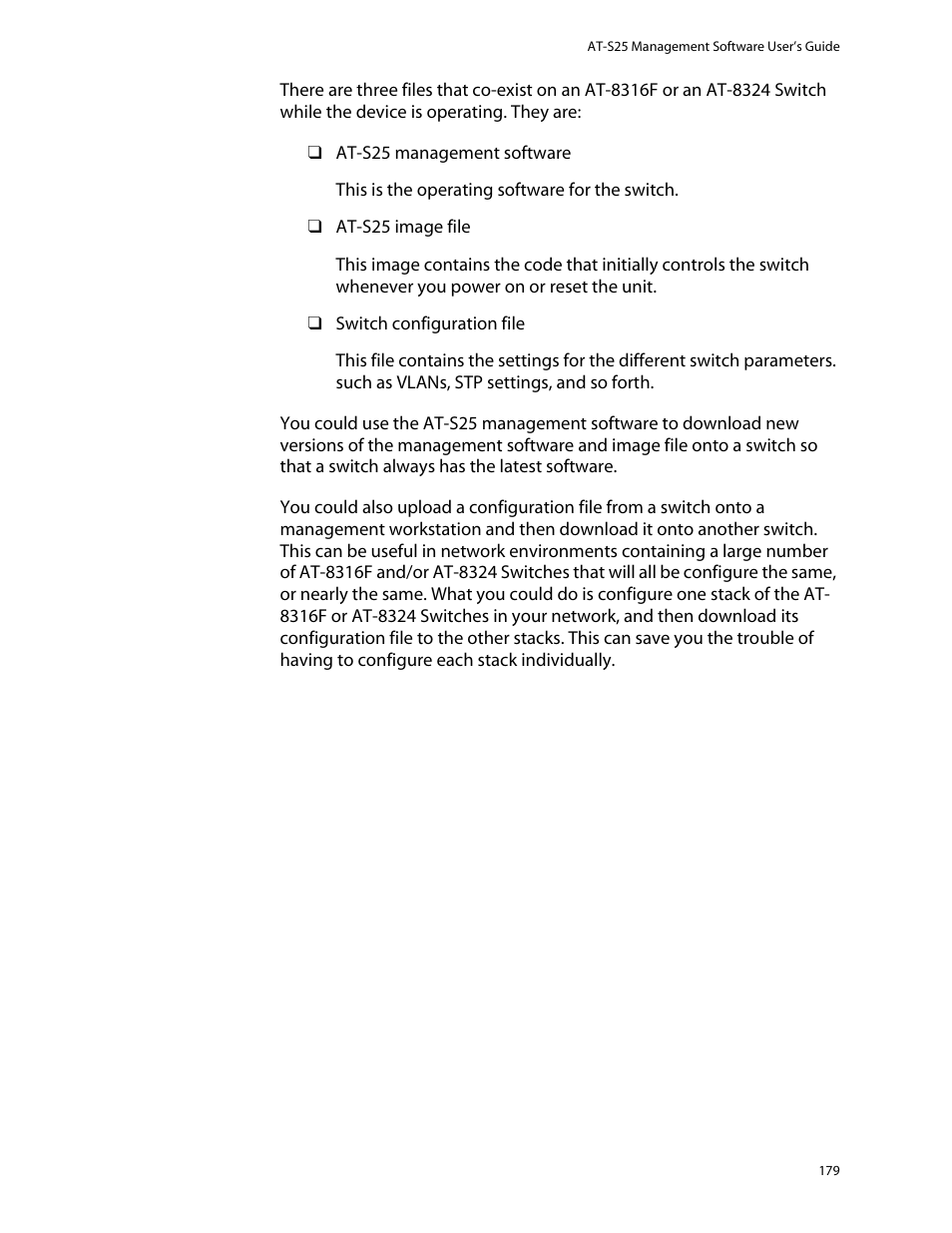 Allied Telesis AT-S25 User Manual | Page 179 / 276