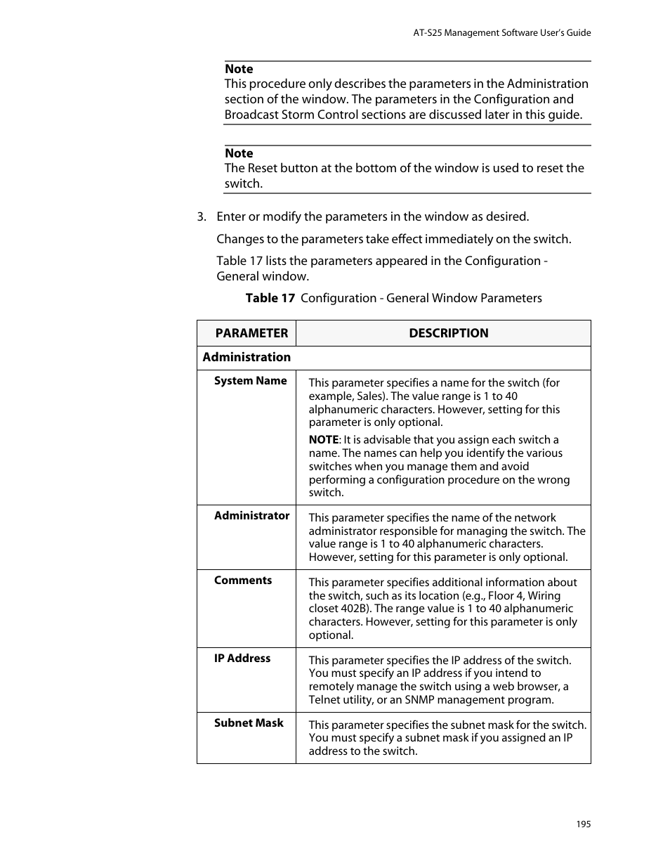 Allied Telesis AT-S25 User Manual | Page 195 / 276