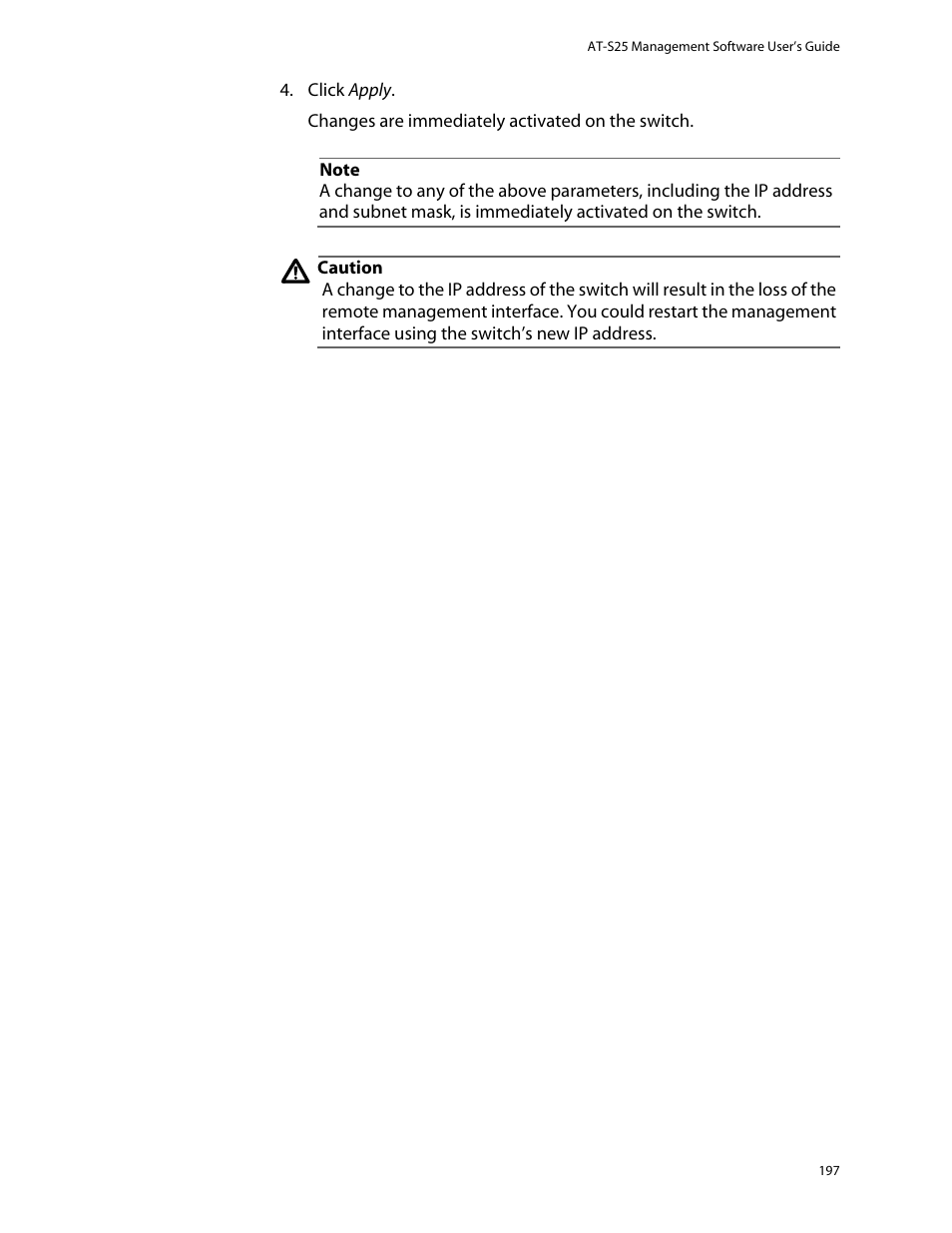Allied Telesis AT-S25 User Manual | Page 197 / 276