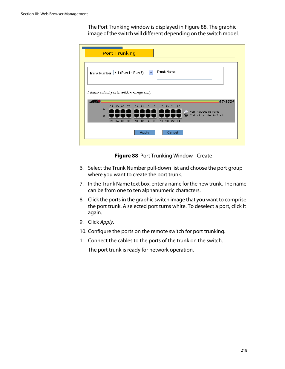 Allied Telesis AT-S25 User Manual | Page 218 / 276