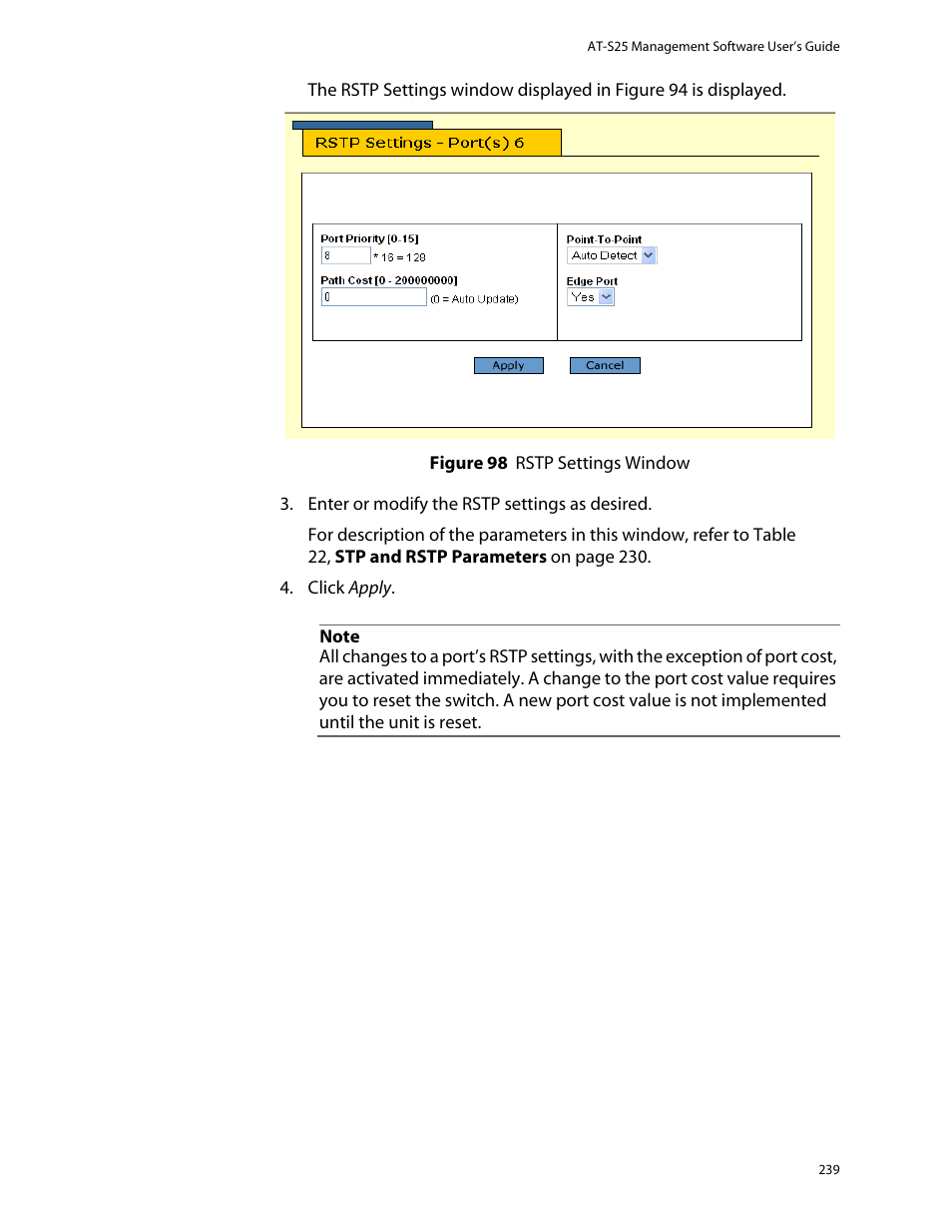 Allied Telesis AT-S25 User Manual | Page 239 / 276