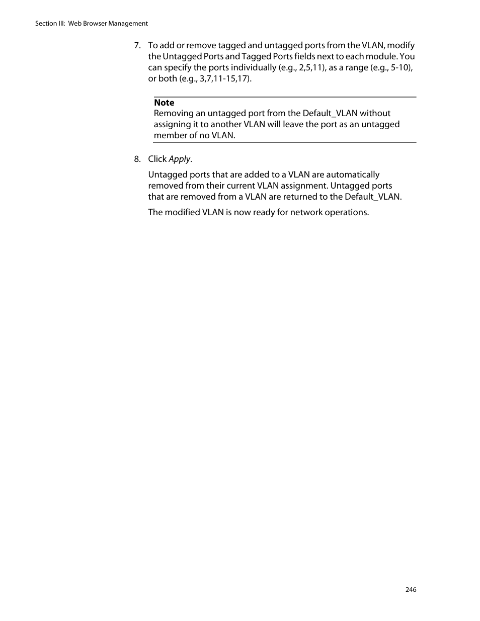 Allied Telesis AT-S25 User Manual | Page 246 / 276