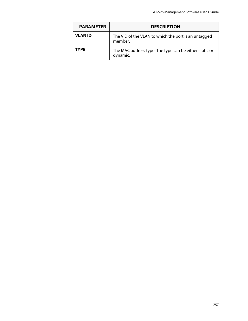 Allied Telesis AT-S25 User Manual | Page 257 / 276
