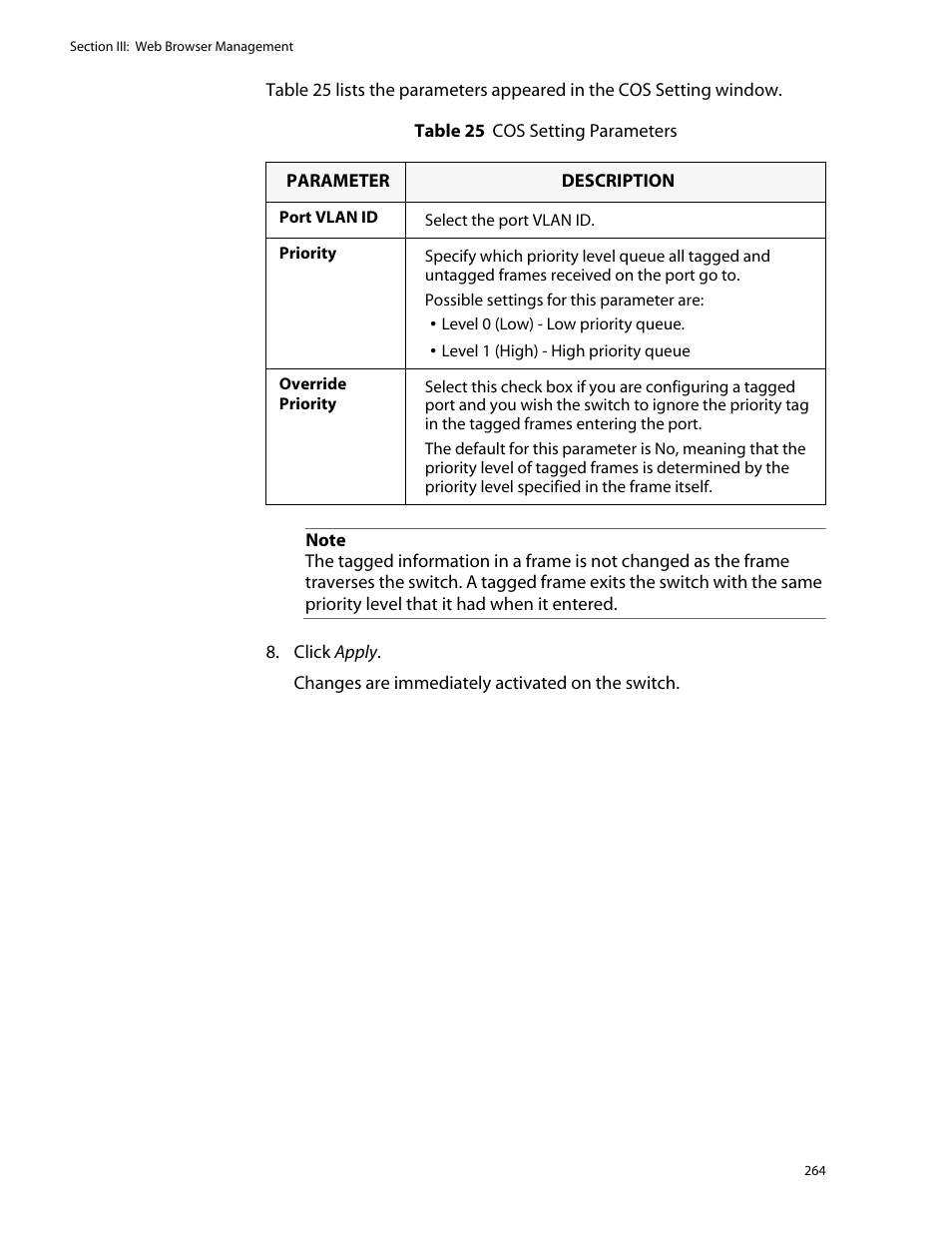 Allied Telesis AT-S25 User Manual | Page 264 / 276