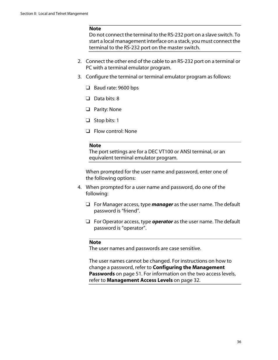Allied Telesis AT-S25 User Manual | Page 36 / 276