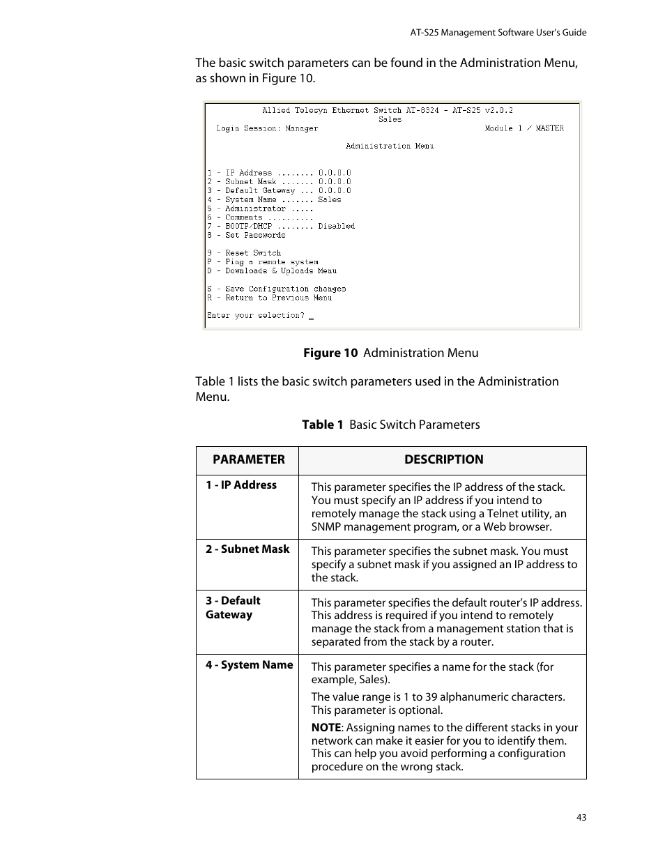 Allied Telesis AT-S25 User Manual | Page 43 / 276