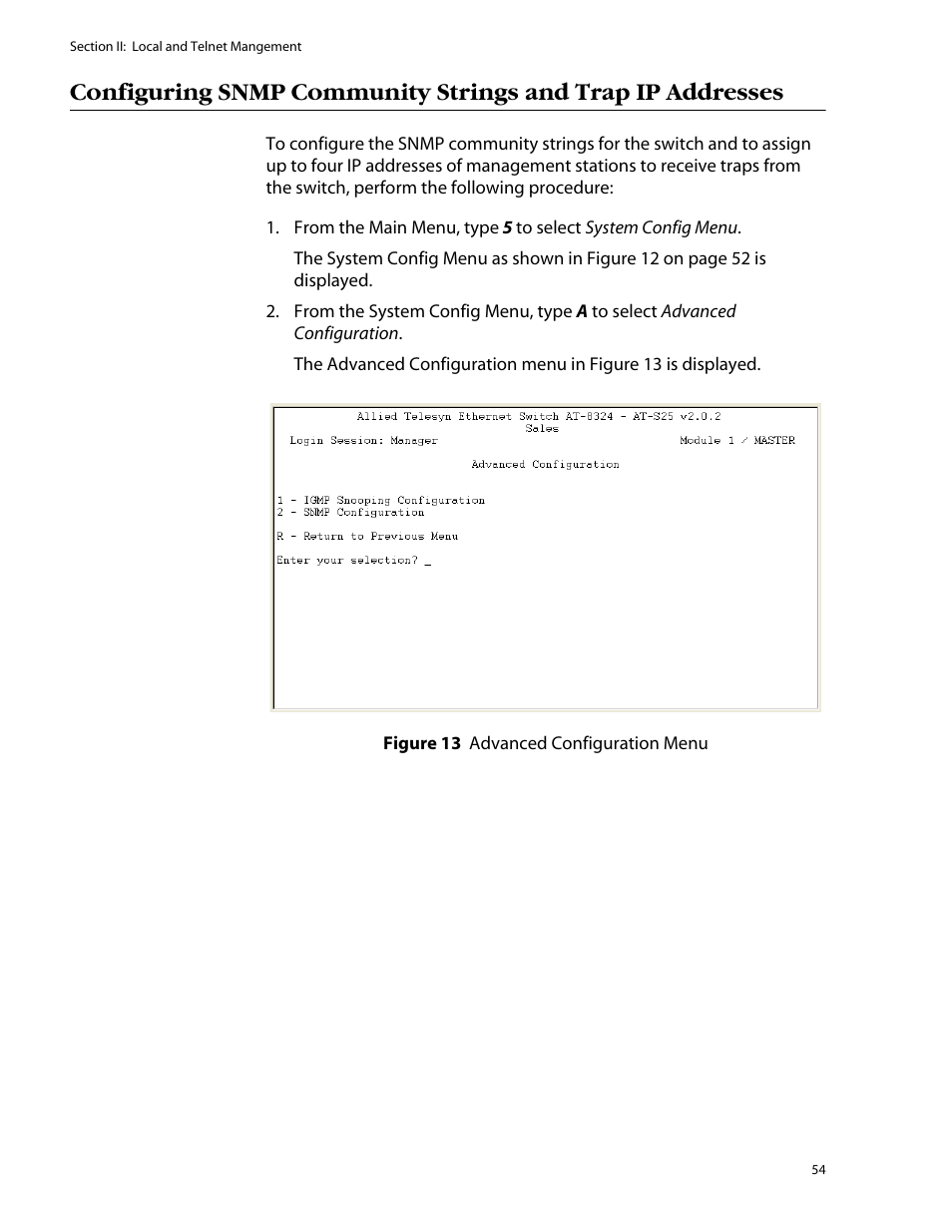 Allied Telesis AT-S25 User Manual | Page 54 / 276
