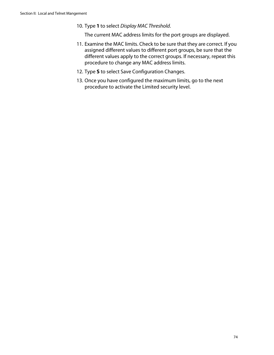 Allied Telesis AT-S25 User Manual | Page 74 / 276