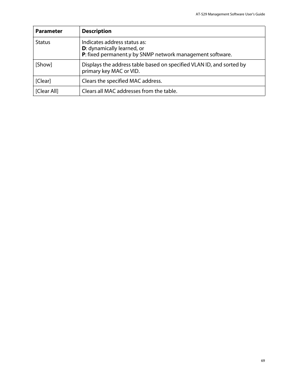 Allied Telesis AT-S29 User Manual | Page 69 / 136