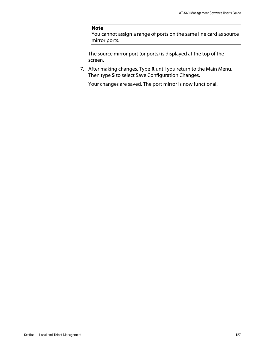 Allied Telesis AT-S60 User Manual | Page 128 / 615
